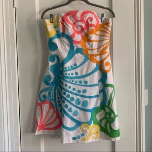 Lilly Pulitzer Neon & White Seashell Dress